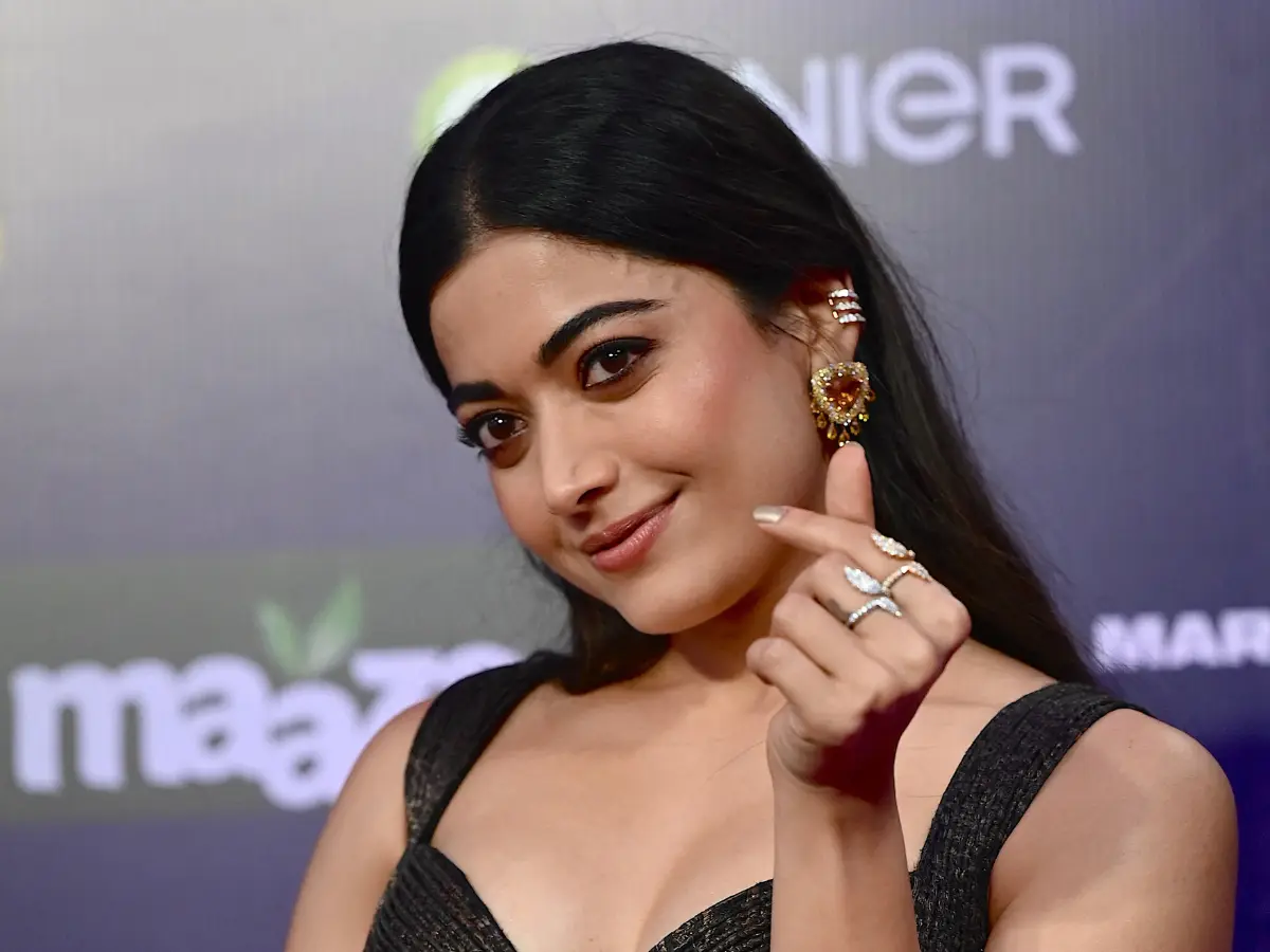 Rashmika Mandanna as a national crush