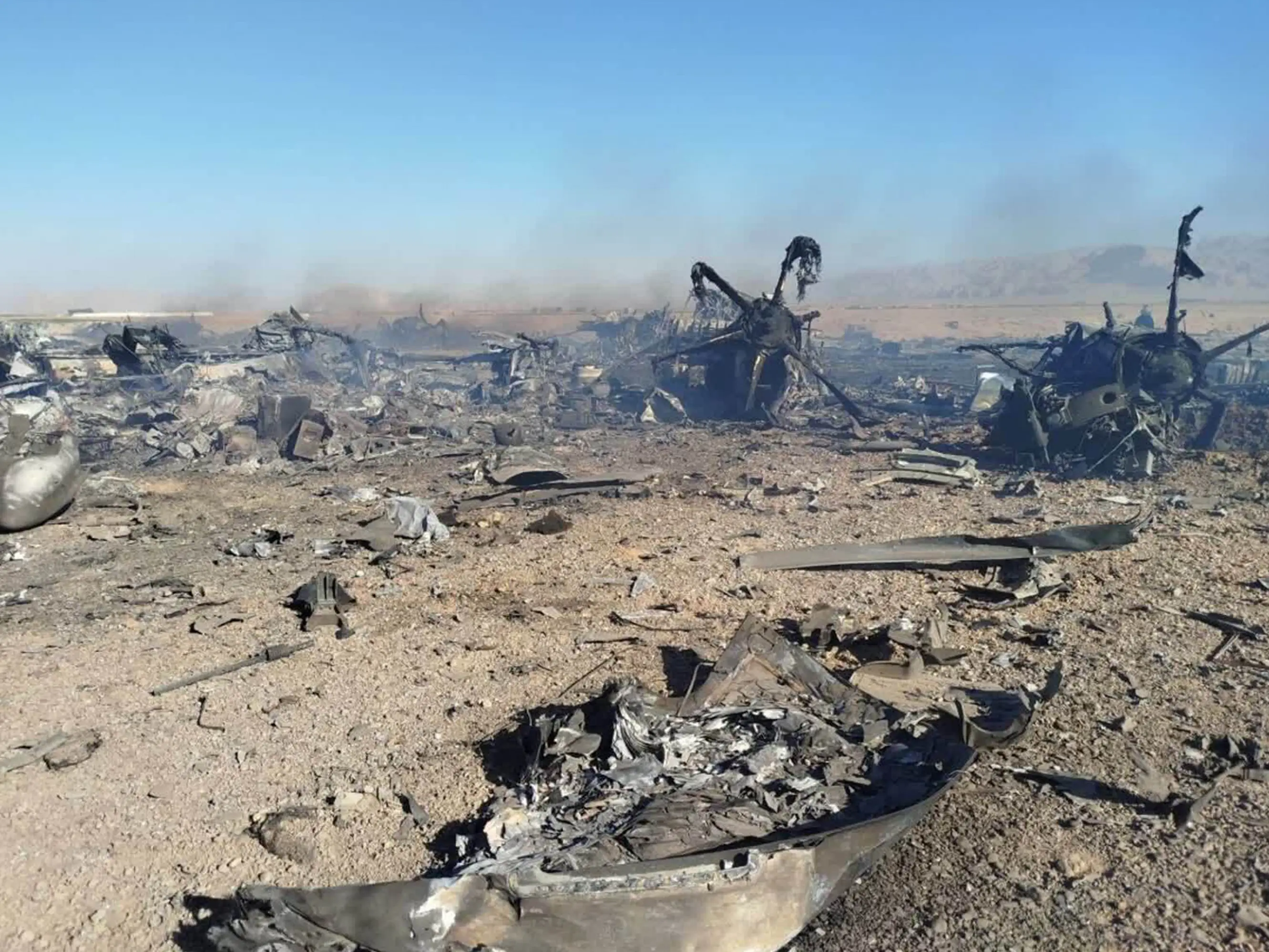 PICS | Iran releases images of US aircraft ‘destroyed’ during rescue mission