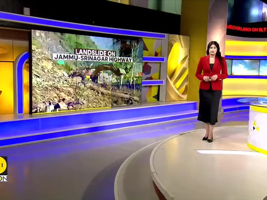 J&K Landslide: Massive Landslide Hits Jammu-Srinagar Highway