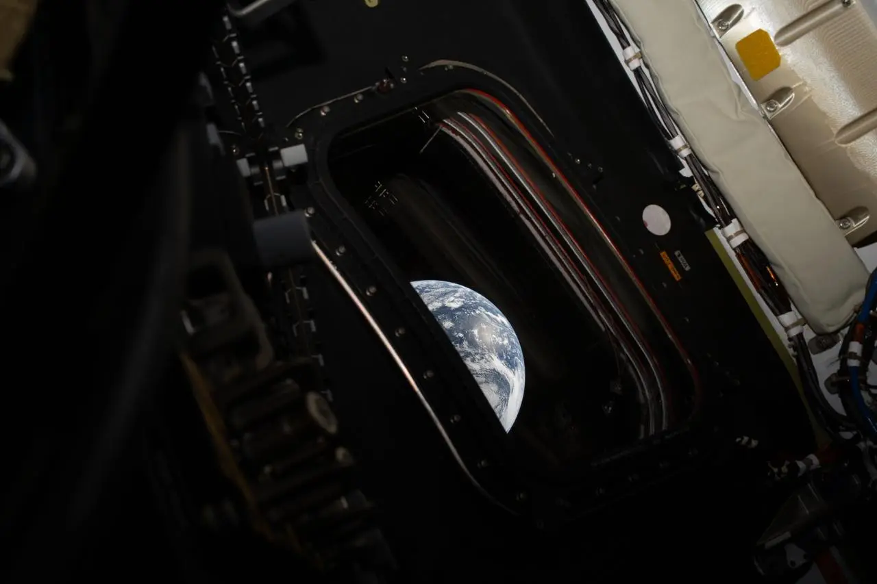 Artemis II: Earth from space