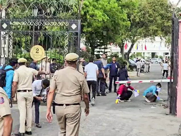 Security breach at Delhi Assembly: Masked man breaks through gate, hurls ink at speaker’s car; Here's what happened next Security breach at Delhi Assembly: Masked man breaks through gate, hurls ink at speaker’s car; Here's what happened next