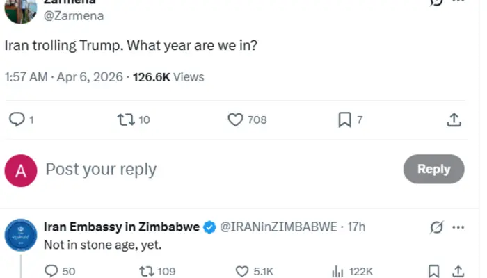 'Not in the Stone Age, yet': Iran goes brutally sarcastic against Trump on social media