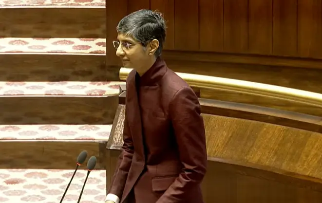 Menaka Guruswamy takes oath in Rajya Sabha, becomes India's 1st openly queer MP