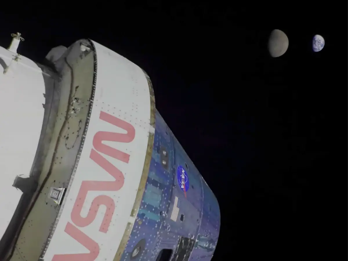 Artemis II captures Moon and Earth in one frame