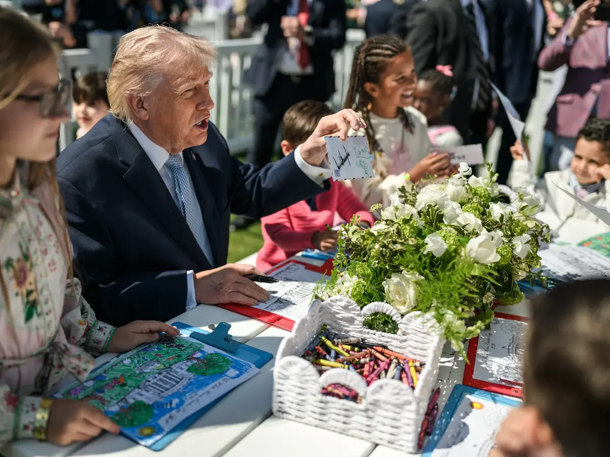 'I will sign this and can say I drew it': Trump ...