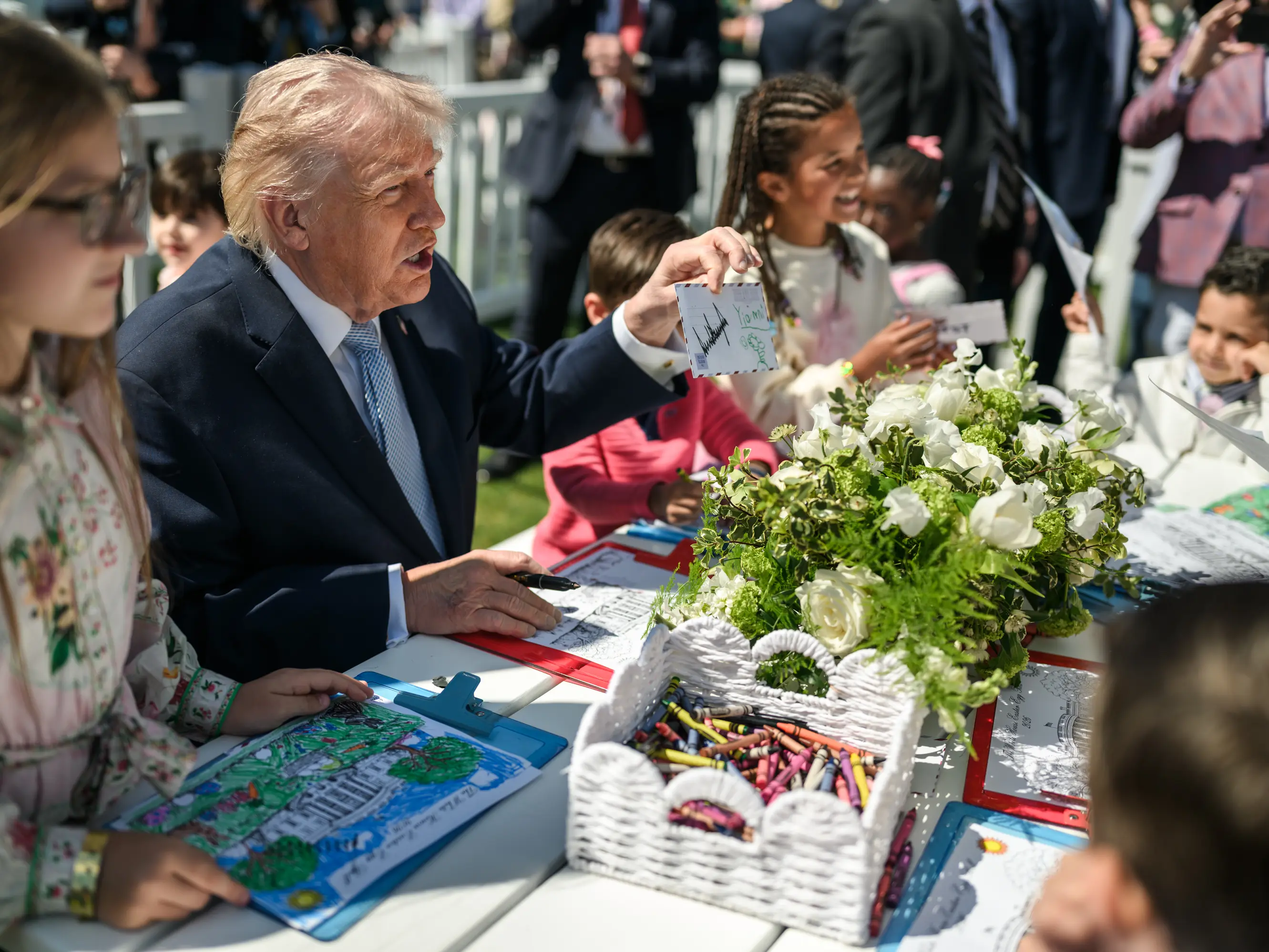 'I will sign this and can say I drew it': Trump in hilarious Easter chat with kids, takes a dig at Biden 'autopen' 'I will sign this and can say I drew it': Trump in hilarious Easter chat with kids, takes a dig at Biden 'autopen'