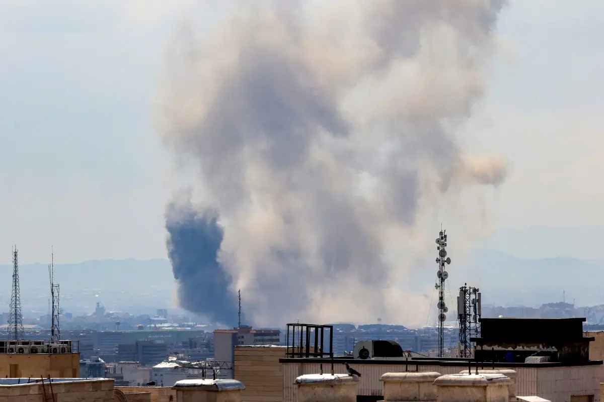 Two killed after US-Israeli attack on rail bridge in central Iranian city