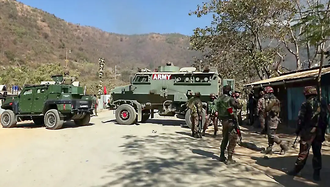 Violence erupts in Manipur as two children killed in bomb attack while sleeping, 2 protesters shot dead