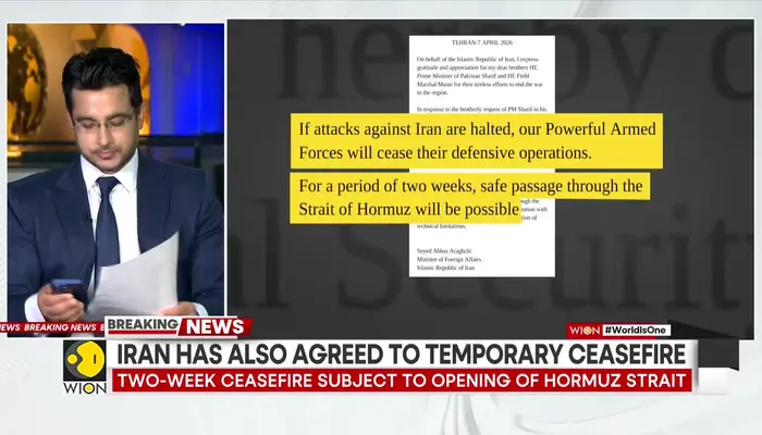 US-Iran War: Two-Week Ceasefire Subject to Opening of Hormuz Strait