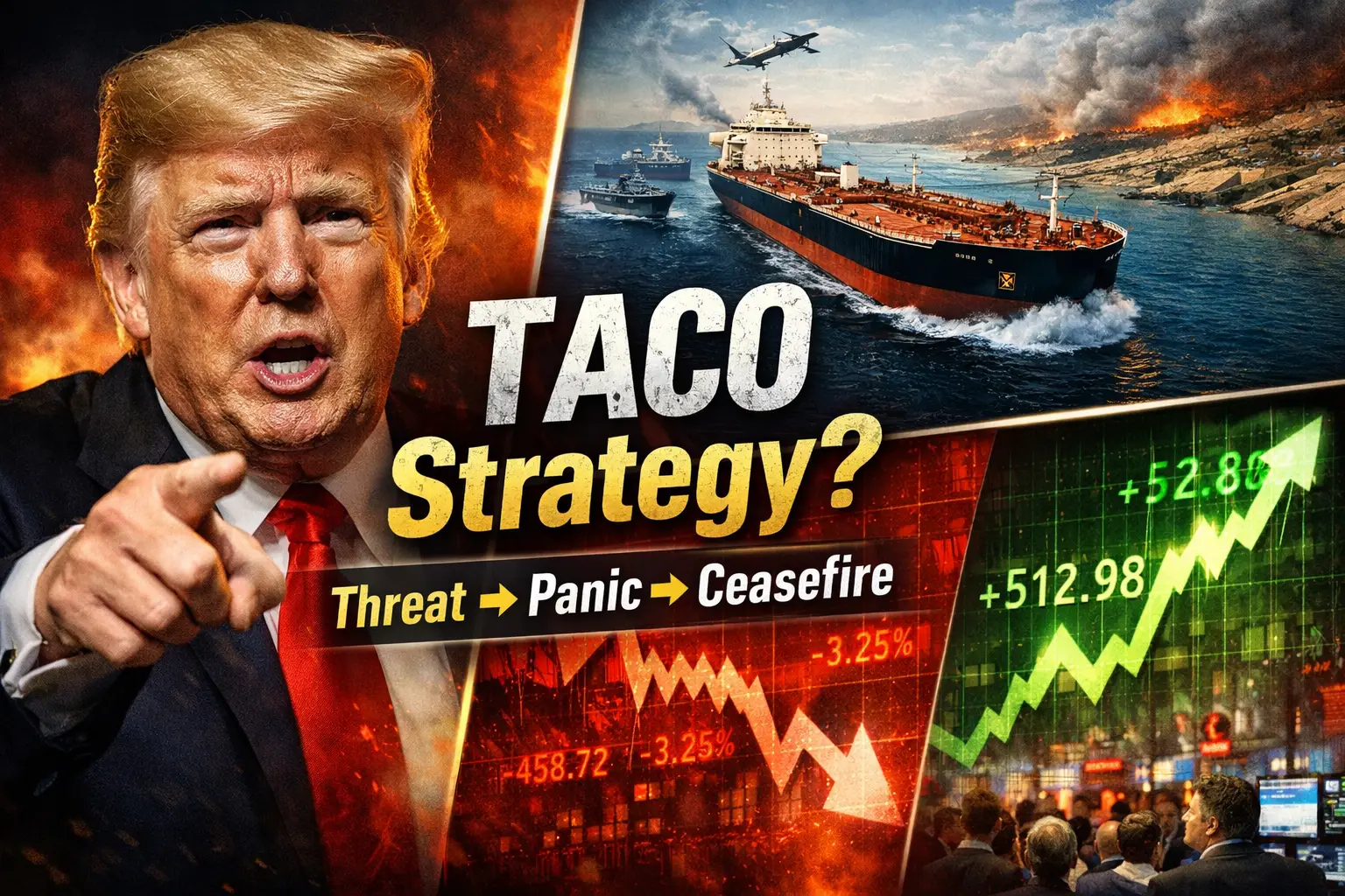 Trump’s ‘TACO strategy’ in Iran war: Threat, Panic, Ceasefire, Repeat