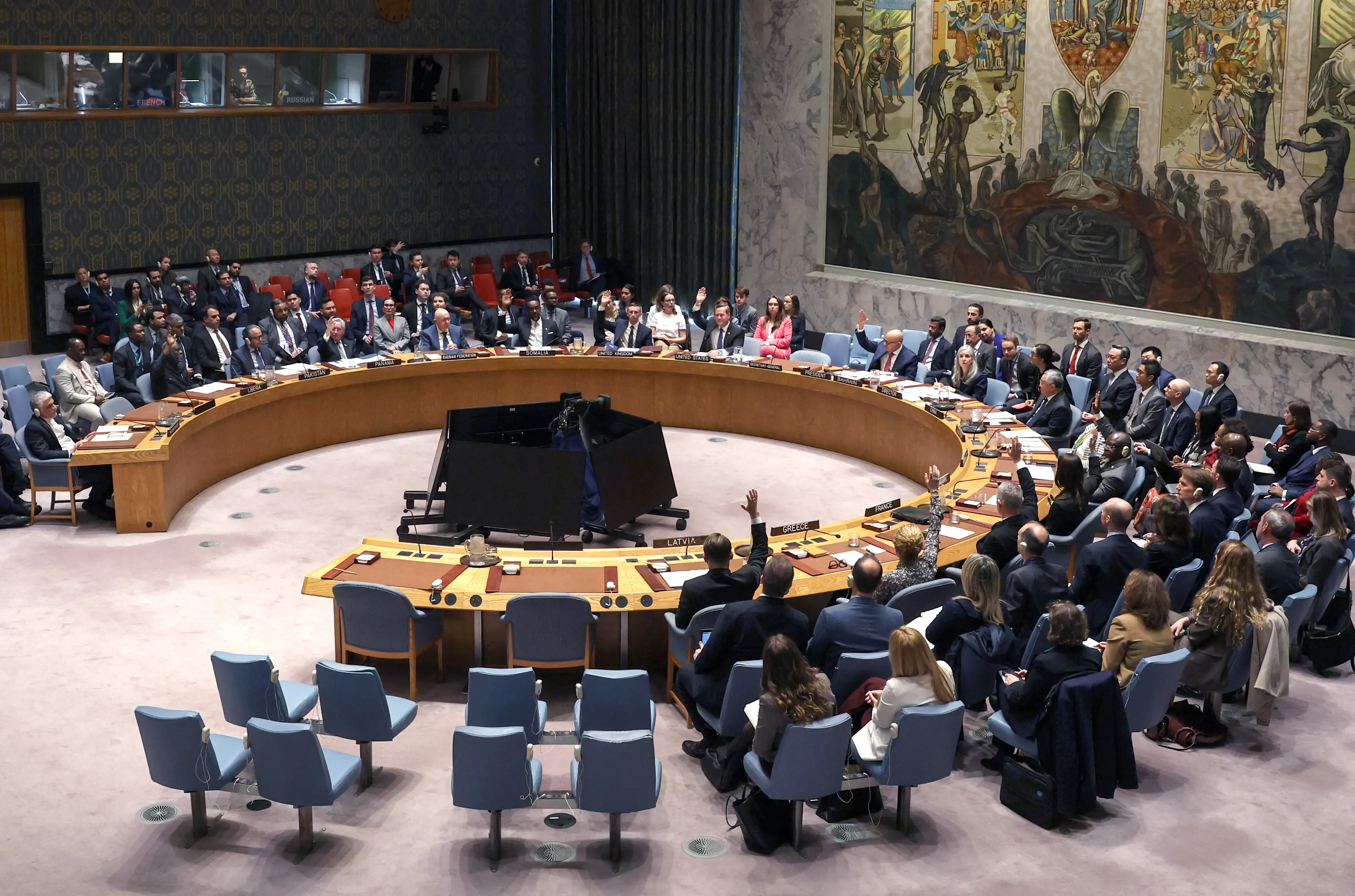 Termination of all UN Security Council resolutions