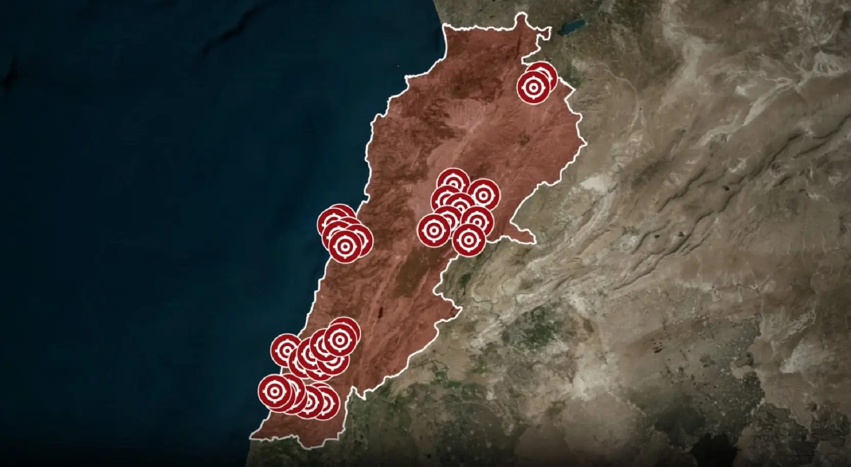 Israel launches largest wave of strikes against Hezbollah in Lebanon; high casualties reported