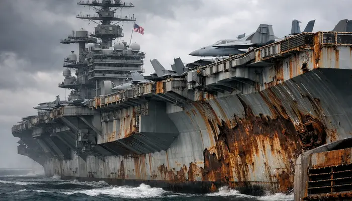 'The Silent Enemy': Why rust is the most expensive threat to the USS Abraham Lincoln