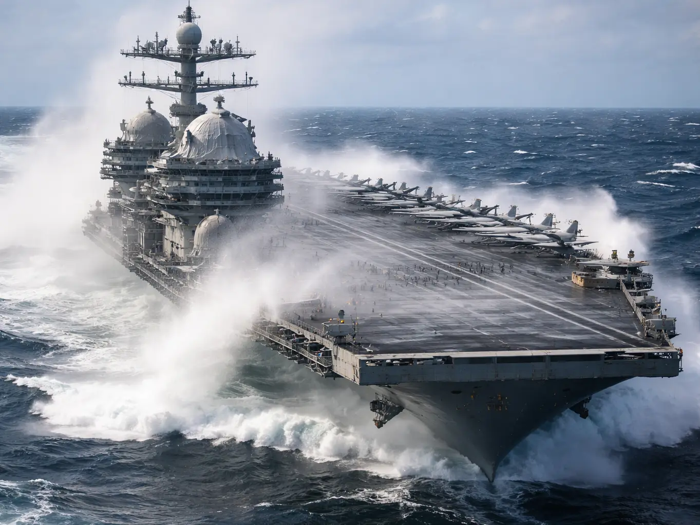 'Salt Spray': How the USS Abraham Lincoln protects its sensitive radars from decay