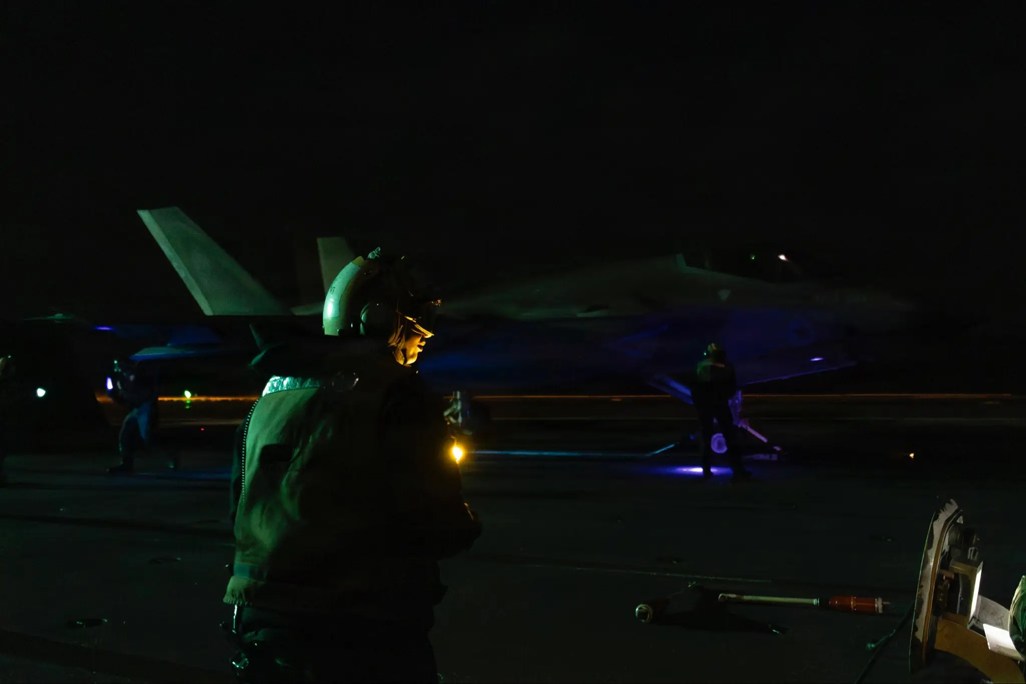 Night operations: precision under pressure