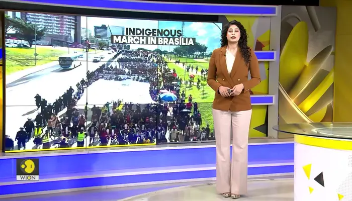  Brasilia: Protest Links Land Rights & Amazon Climate