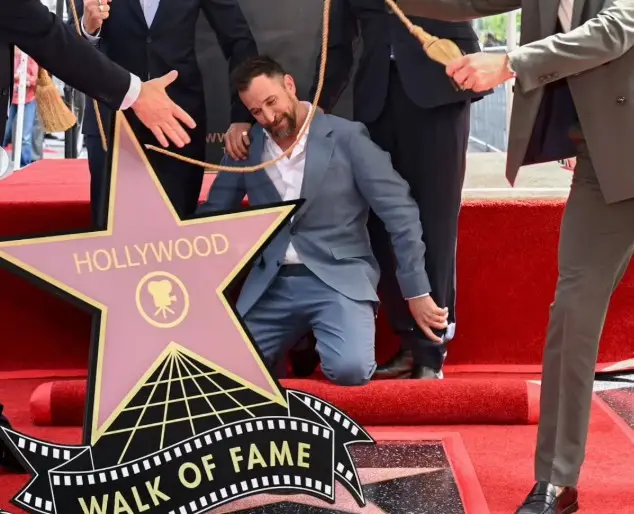'This is all I’ve ever wanted': The Pitt star Noah Wyle gets emotional as he receives his star on the Hollywood Walk of Fame