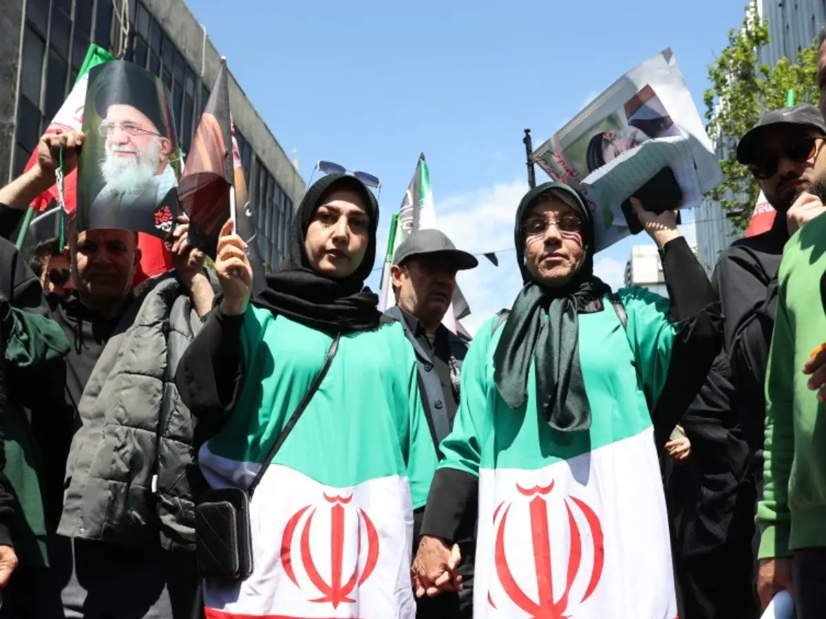 Portraits and Prayer: Thousands gather across Iran to honour  slain leader Khamenei