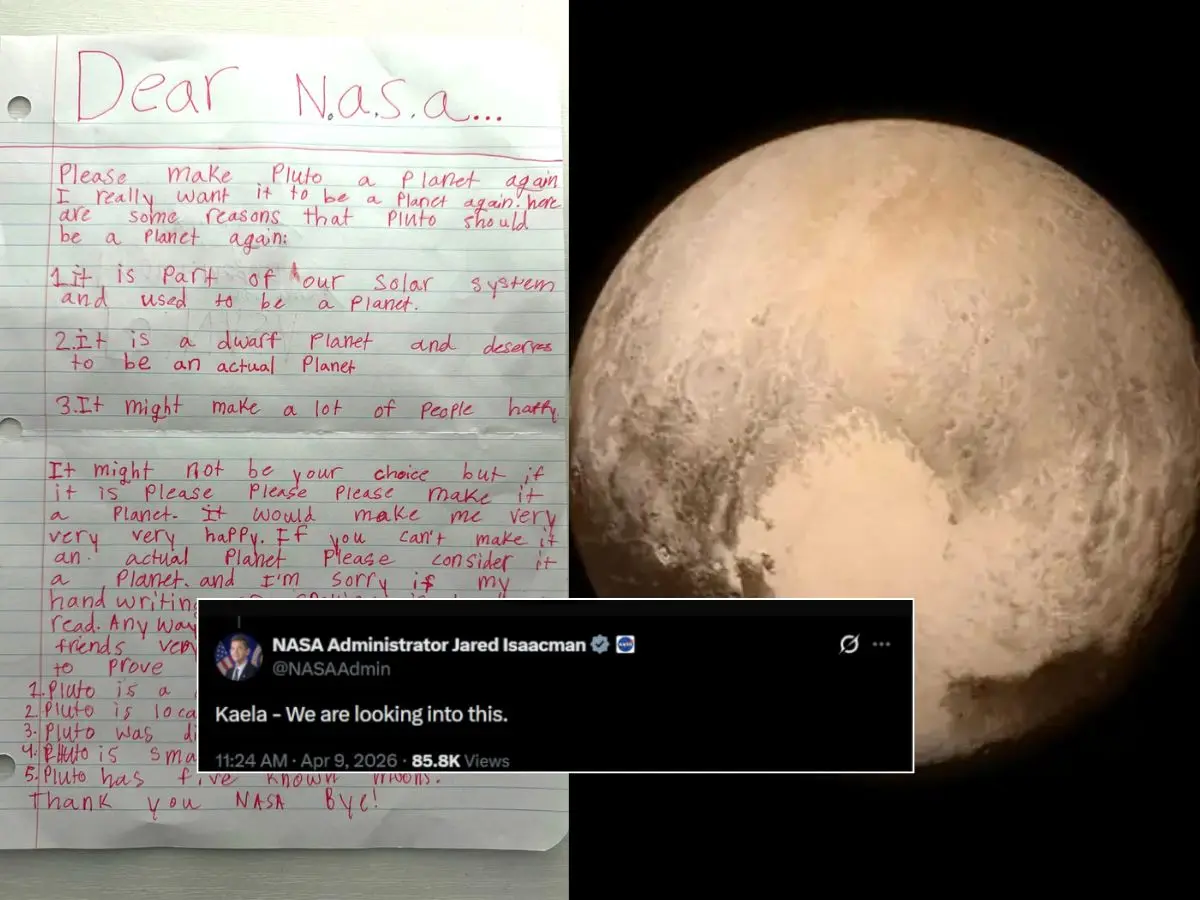 Pluto could be the ninth planet again? 10-year-old’s letter goes viral, NASA chief reacts Pluto could be the ninth planet again? 10-year-old’s letter goes viral, NASA chief reacts