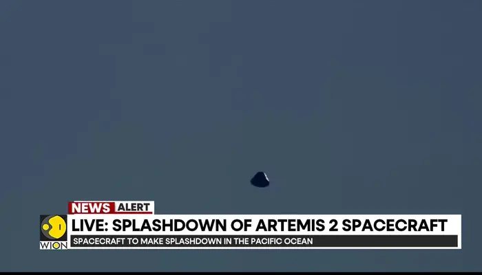 BREAKING: Artemis II Orion Capsule Splashes Down Safely In Pacific Ocean