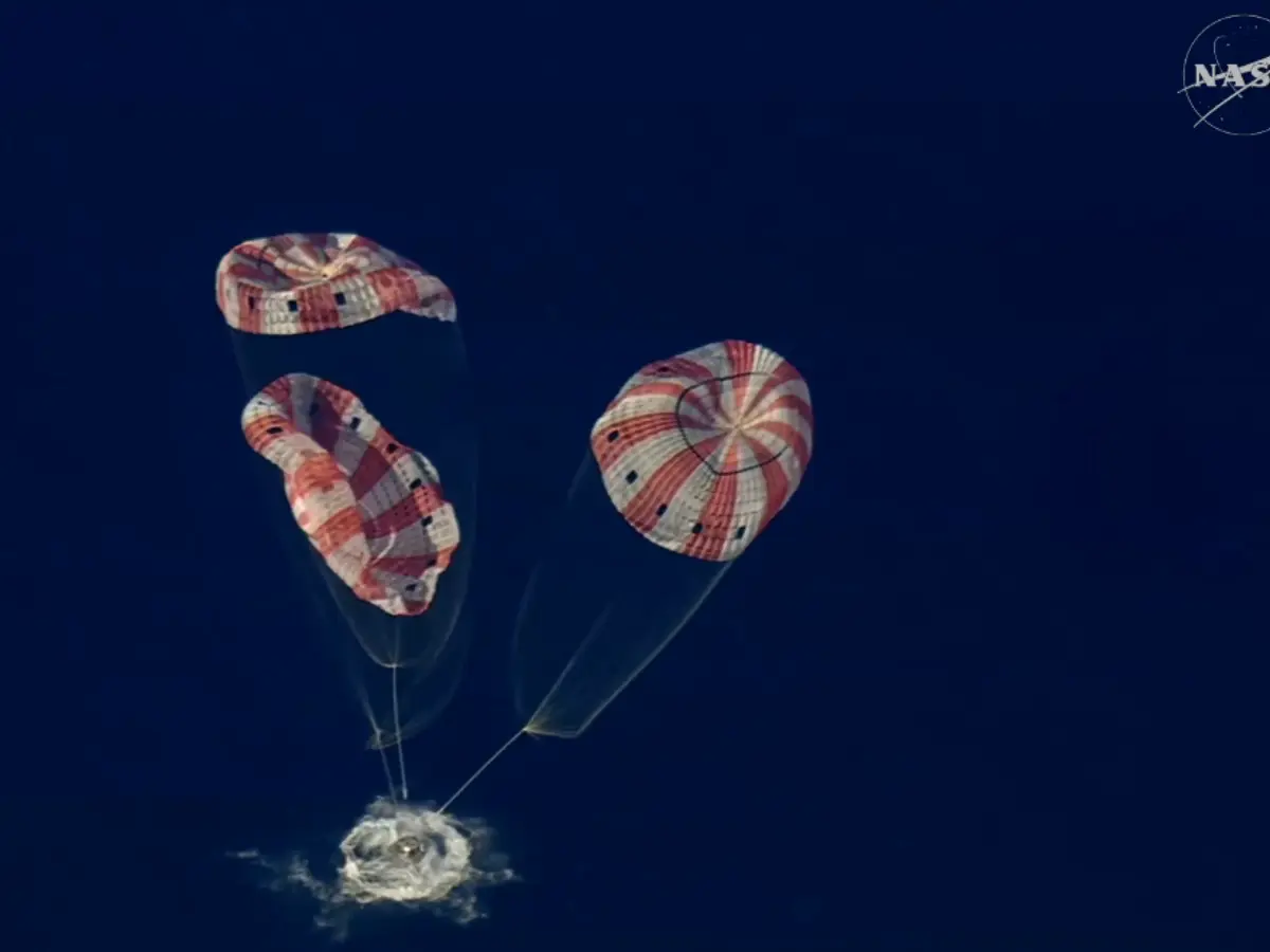 Artemis II splashdown