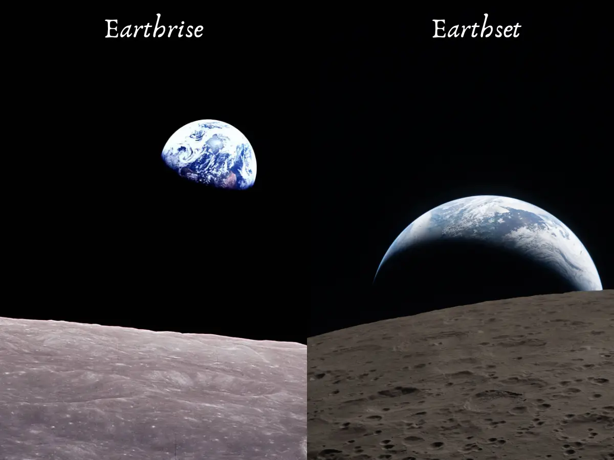 'Earthset' — The photo already becoming iconic