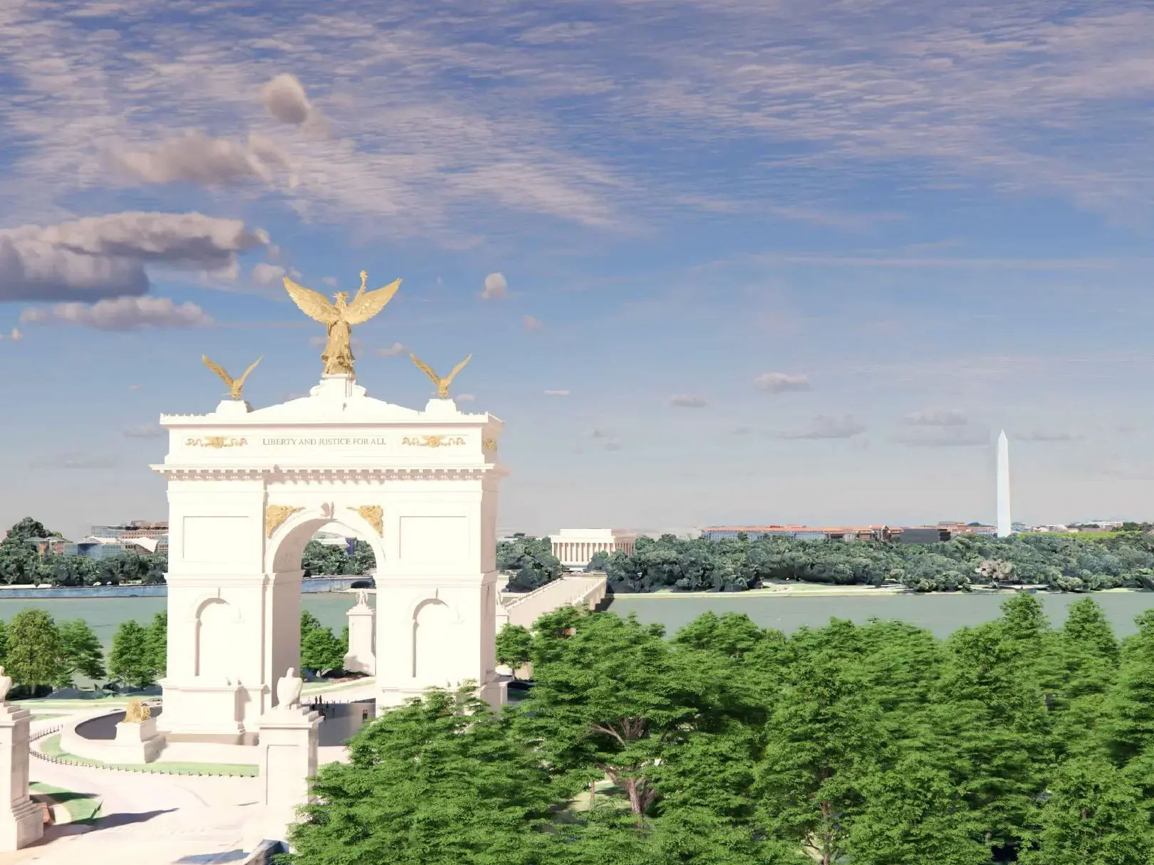 Trump administration unveils designs of 250-ft 'Triumphal Arch' Trump administration unveils designs of 250-ft 'Triumphal Arch'