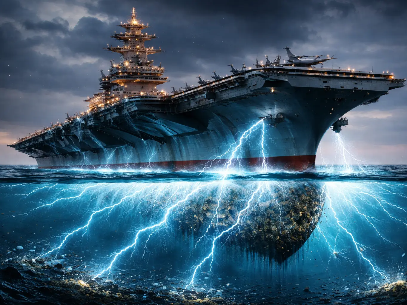 'Hull Zapping': How the USS Abraham Lincoln electrocutes the ocean to stop rust