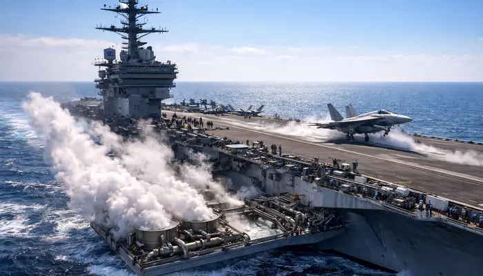 'Pure Water': Why the USS Abraham Lincoln boils seawater just to launch its fighters