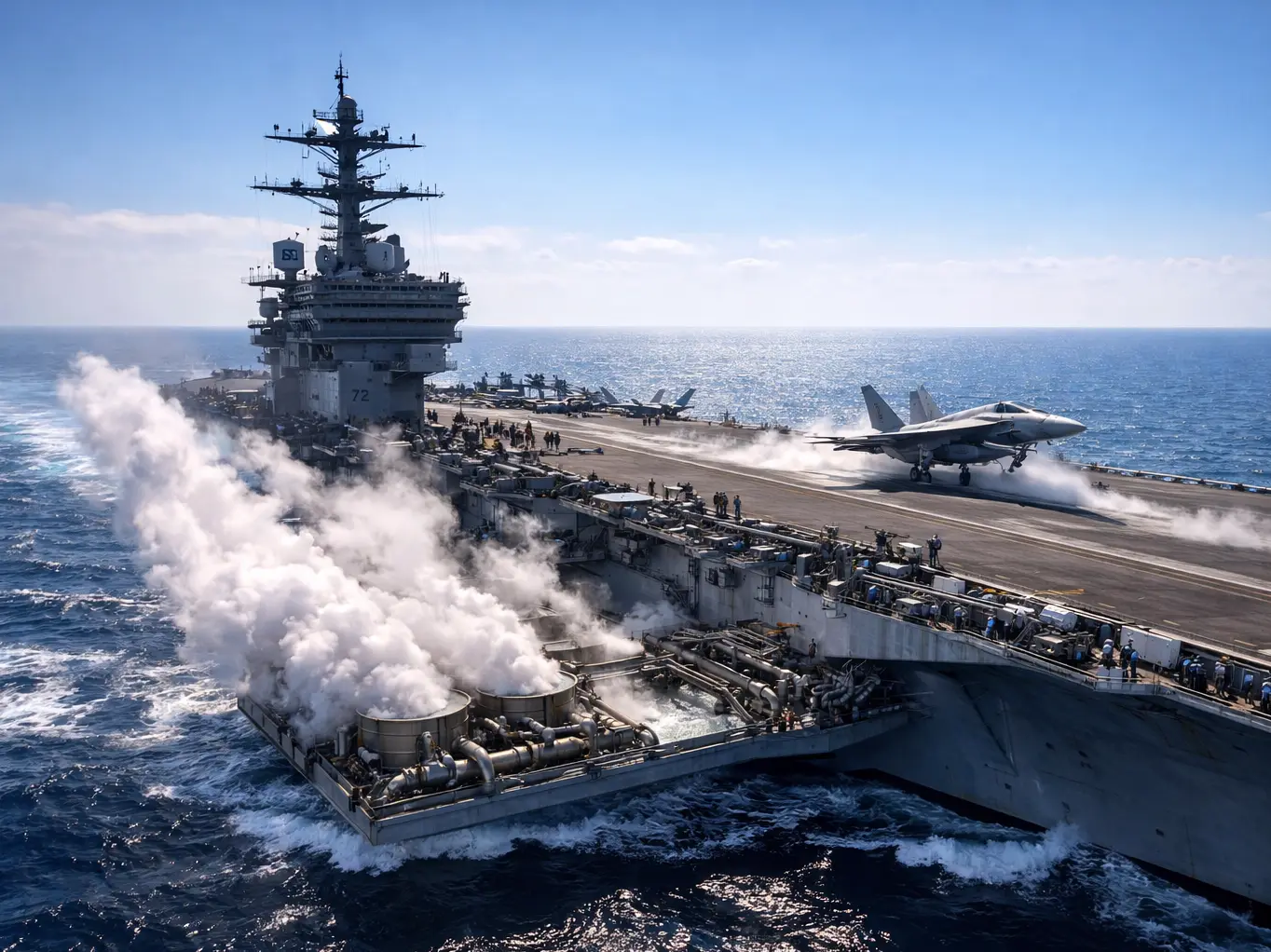 'Pure Water': Why the USS Abraham Lincoln boils seawater just to launch its fighters
