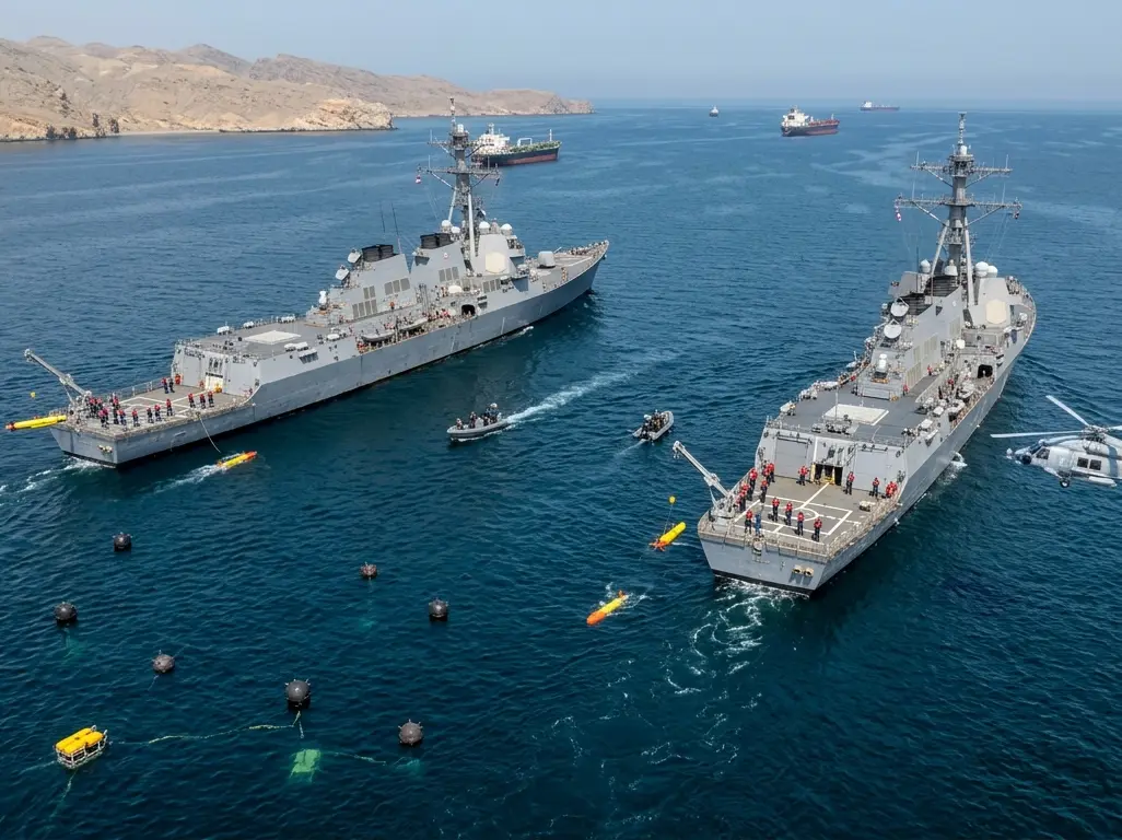 ‘Danger below’: How the US military will clear mines without risking sailors in the Strait of Hormuz