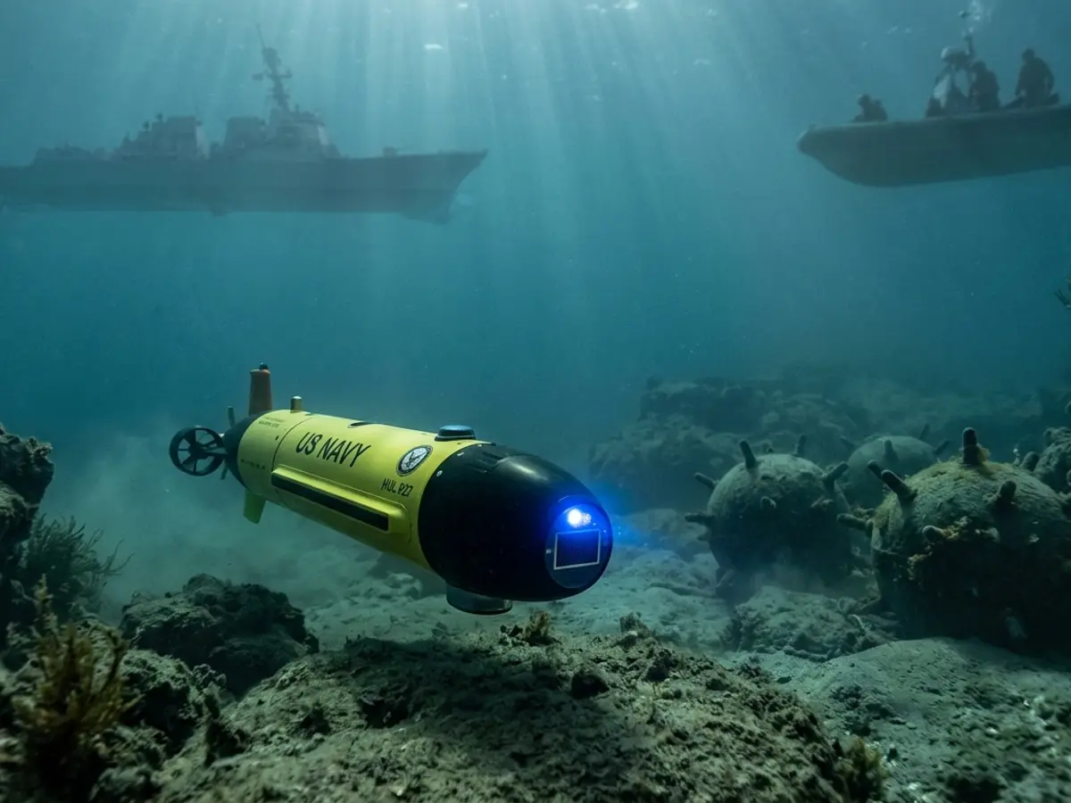 US Underwater Robots Deploy for Hormuz Mine Clearance