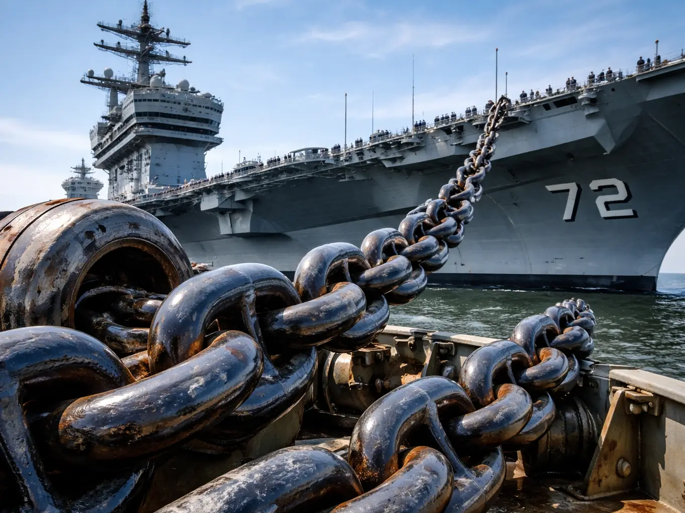 'Anchor Chains': Why the USS Abraham Lincoln's massive chains don't rust together