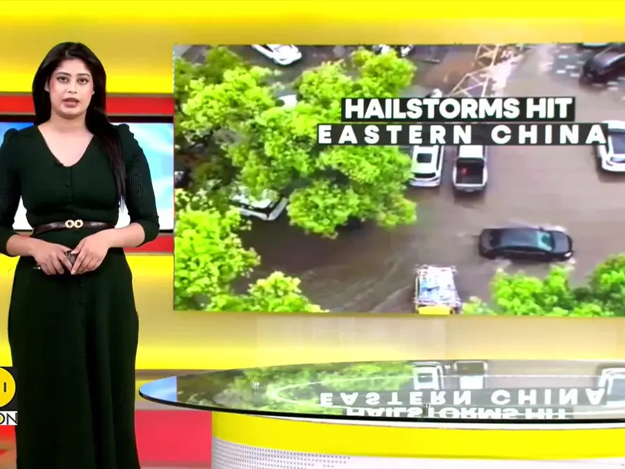 Severe Storms Batter Eastern China; Hail And Floods Hit Jiangxi, Fujian
