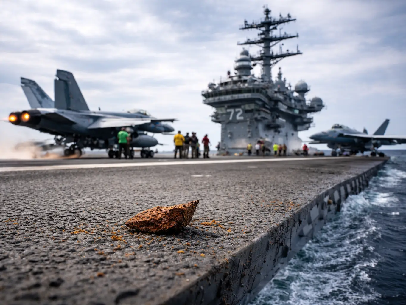 'Jet Killers': Why a tiny rust flake on the USS Abraham Lincoln flight deck is deadly
