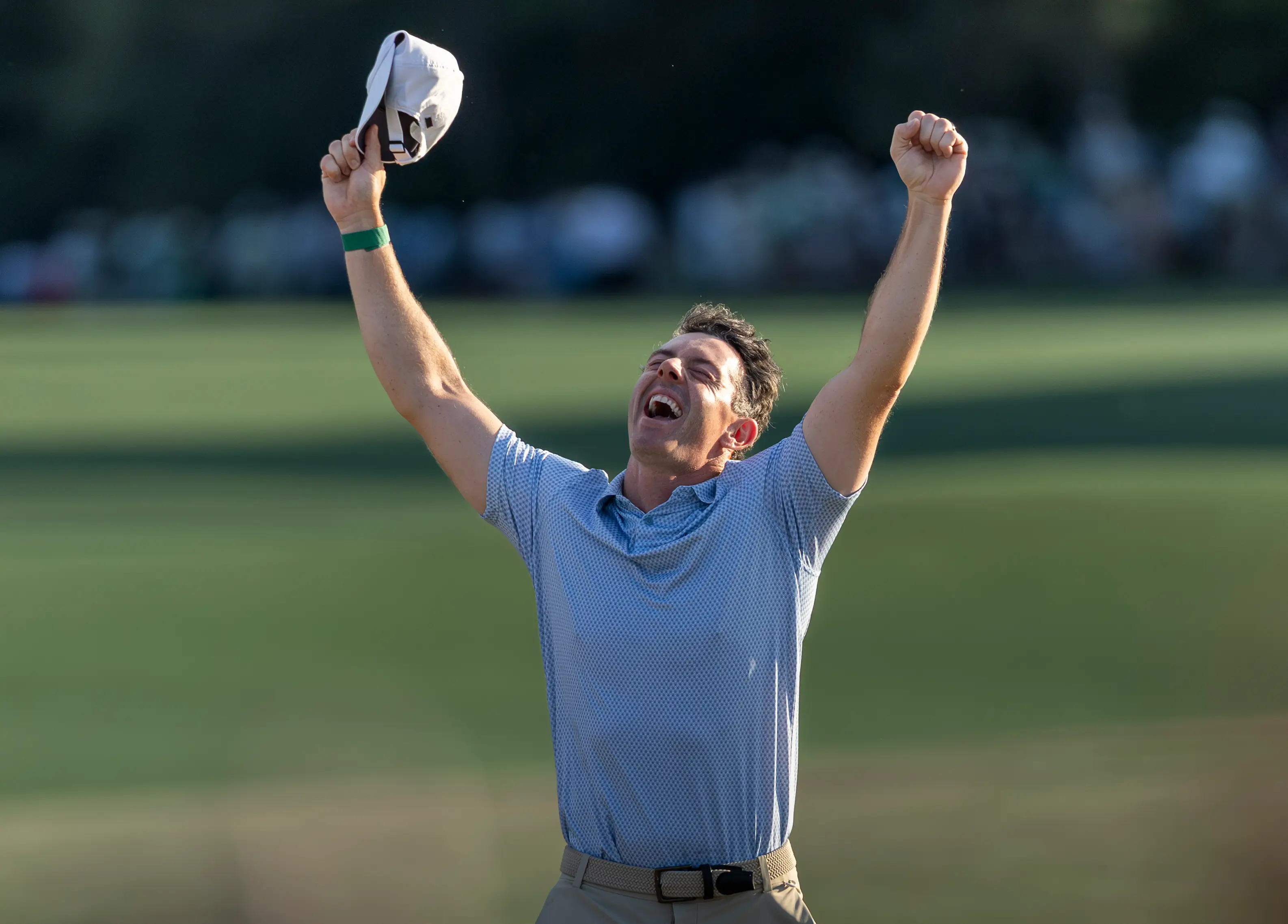 Augusta Masters: Rory McIlroy joins Woods, Nicklaus and Nick Faldo as back-to-back winners