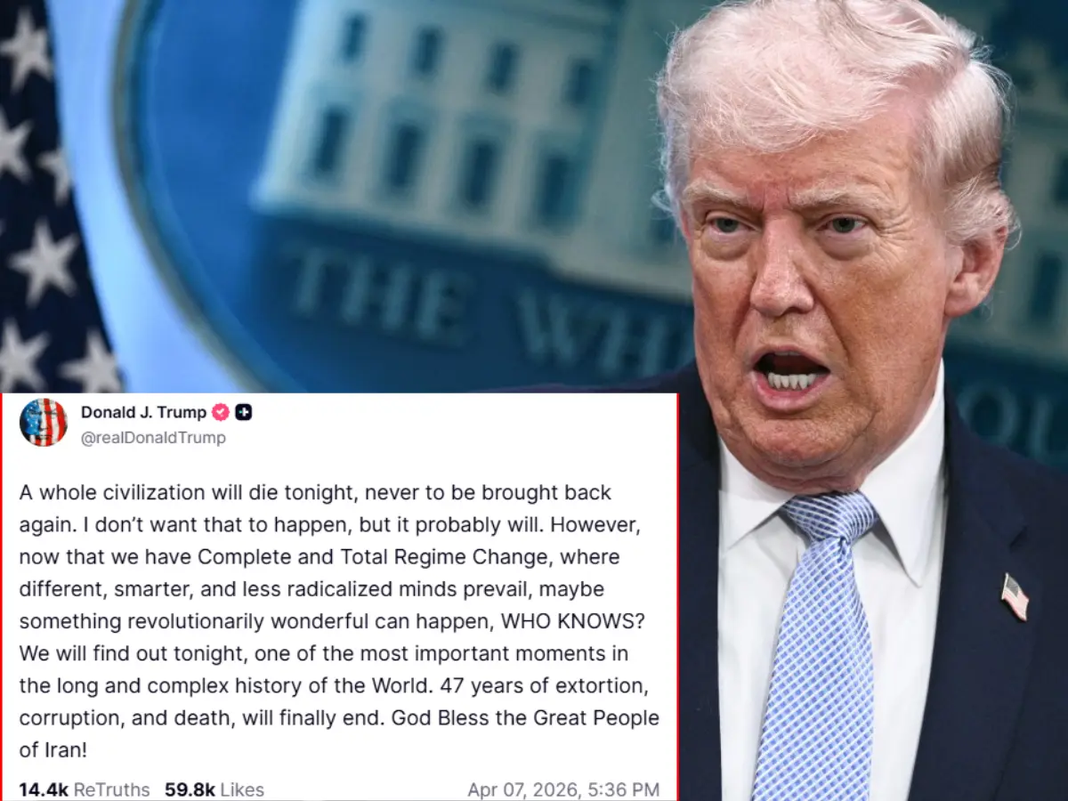 Trump defended his "entire civilization" remark