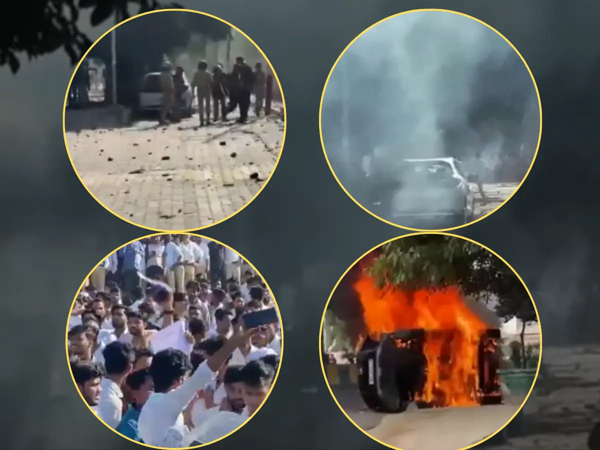 Stone pelting, vehicle damage, tear gas - How protest for pay hike turns violent in India’s Noida