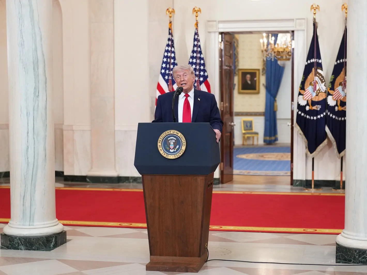 Trump orders Iran port blockade, Tehran warns no Gulf port will be safe Trump orders Iran port blockade, Tehran warns no Gulf port will be safe