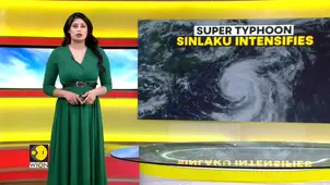 Super Typhoon Sinlaku Intensifies, Targets Mariana Islands 
