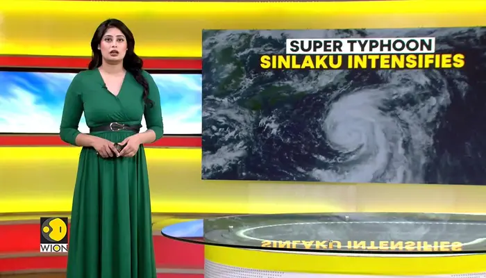 Super Typhoon Sinlaku Intensifies, Targets Mariana Islands 