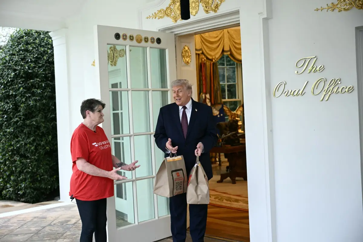 'I have a DoorDash order for you Mr President': McDonald's, Iran, and the Pope in Trump’s bizarre press conference