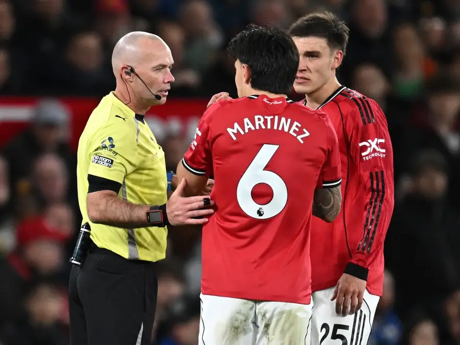 Premier League | 'Not aggressive': Man Utd's Martinez gets red card & 3-match suspension for pulling hair of Leeds' Calvert-Lewin