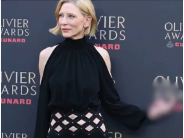 Stop it! Cate Blanchett flips middle finger on the 2026 Olivier Awards red  carpet