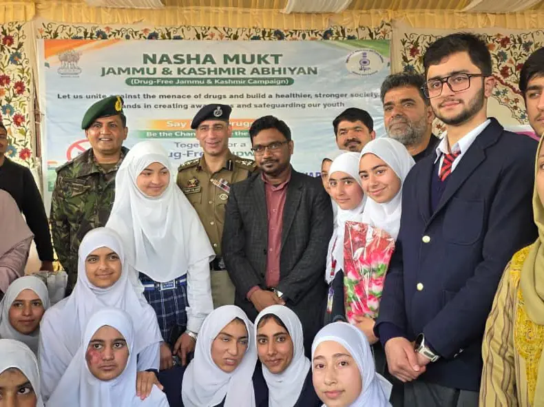 Army, Police, and civil administration join forces in Kupwara for ‘drug-free J&K’ campaign launch Army, Police, and civil administration join forces in Kupwara for ‘drug-free J&K’ campaign launch