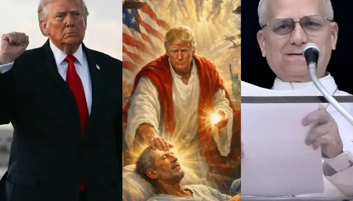 'Will someone please tell him...': Trump has a 'Iran nuclear bomb' message for Pope Leo days after branding him ‘weak’