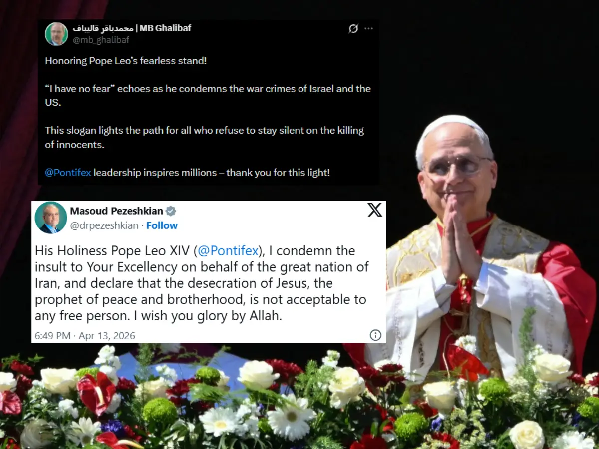How Iran defended Pope Leo?