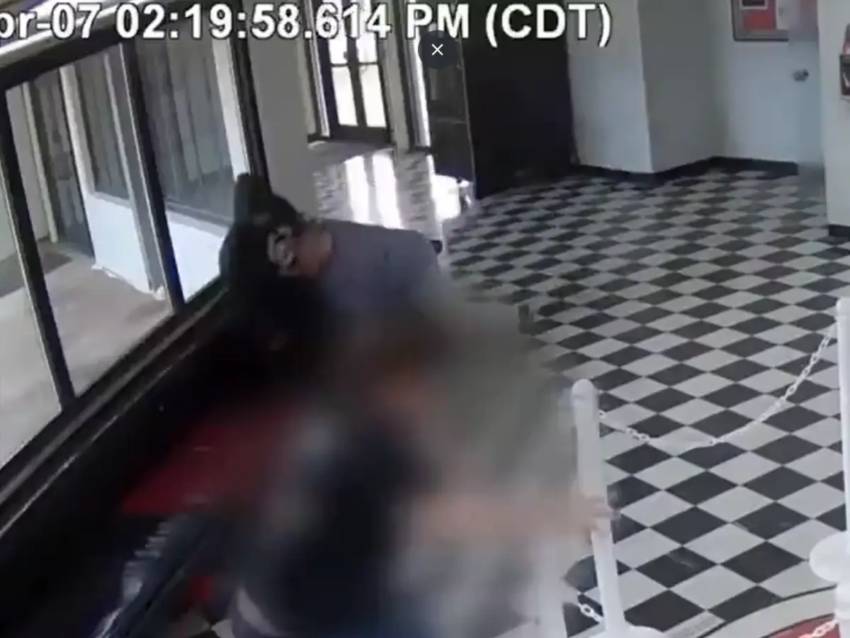 Oklahoma school shooting: Moment when Principal Kirk Moore tackles and disarms shooter - CCTV video surfaces