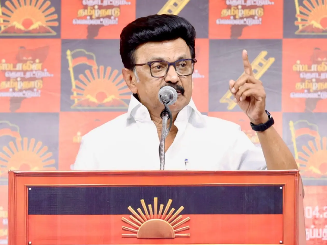 Tamil Nadu: MK Stalin calls for black flag protest against delimitation Tamil Nadu: MK Stalin calls for black flag protest against delimitation