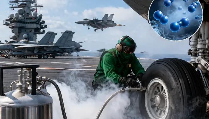 'Nitrogen': Why the USS Abraham Lincoln fills jet tyres with special gas instead of air